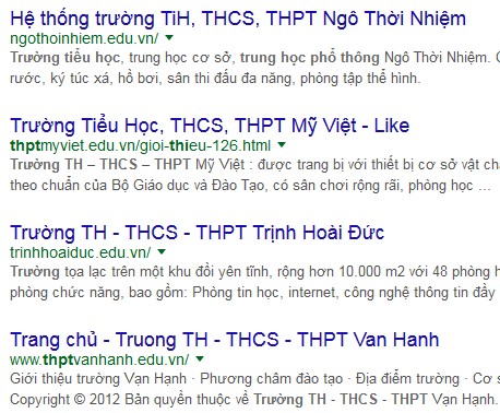 TH-THCS-THPT